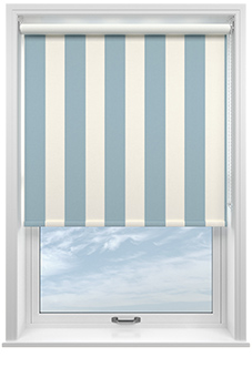 Laura Ashley Lille Stripe, Seapsray - Roller Blind